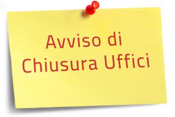Avviso apertura chiusura uffici